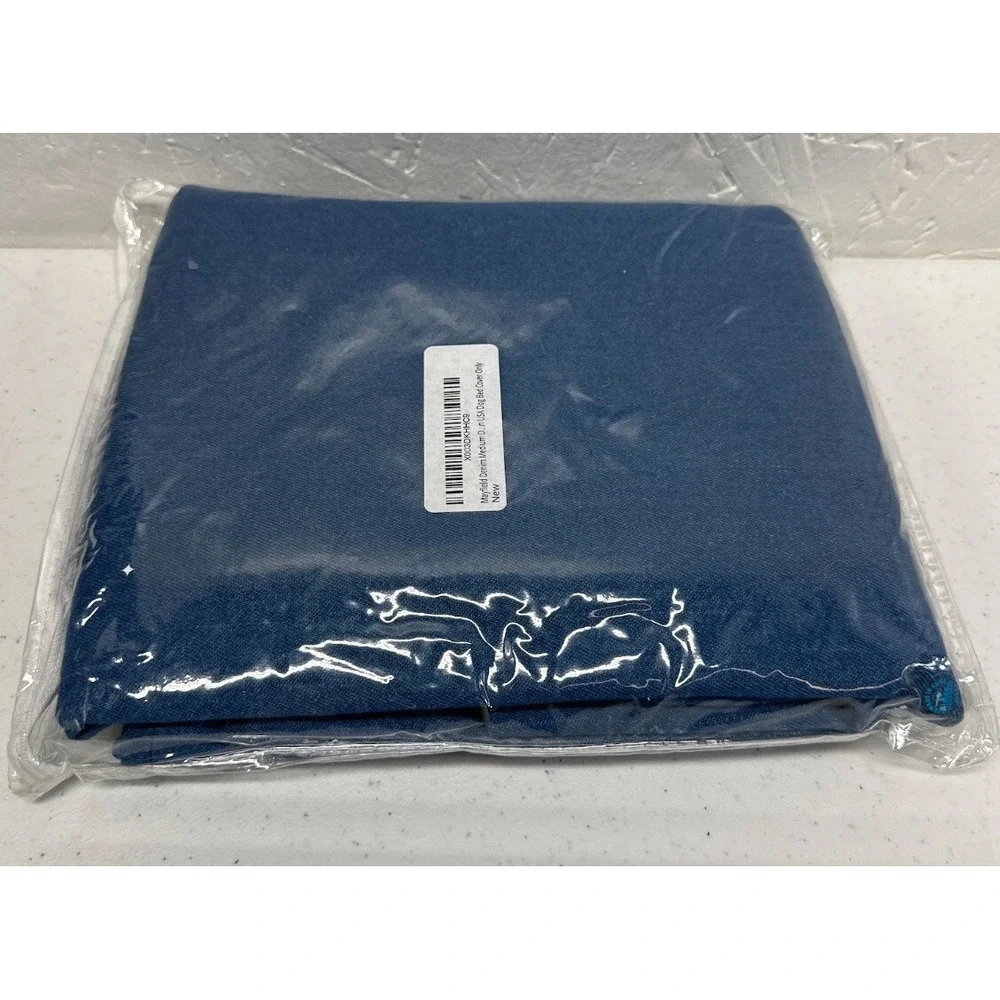 Heavy Duty DIY Durable Tough Blue‎ Denim Pet Dog Bed Cover SM-MED- 36